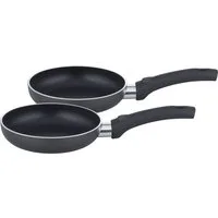 GSW Pfannen-Set Cnuspa (Snackpfannen-Set), Aluminium (Set, 2-tlg., 2x Pfanne 16cm), VITAFLON® CLASSIC Antihaft-Versiegelung, Induktion