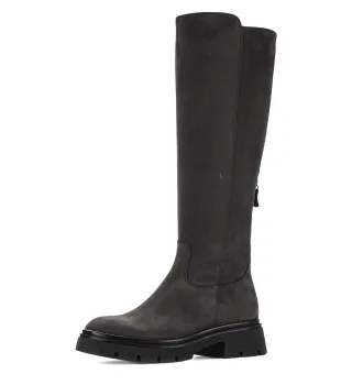 pius gabor - sportliche Stiefel Rauleder grau grau - Gr. - 5.5 UK