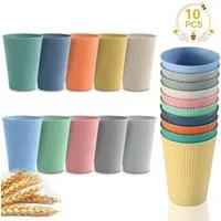 FELIXLEO Messbecher 10Stk Tassen Becher unzerbrechlich wiederverwendbar BPA frei 10 Farb, (1-St)