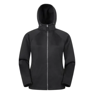 Mountain Warehouse - "Nevis" Hoodie mit durchgehendem Reißverschluss für Damen (Samtschwarz)