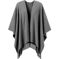 COLLEZIONE ALESSANDRO XXL-Schal Ponhito, (1-St), Made in Italy, mit Fransen