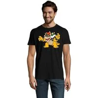 Blondie & Brownie T-Shirt Herren Mario Yoshi Luigi Game Gamer Gaming Konsole Retro Herren T-Shirt Gaming Konsole Retro Motiv Baumwolle Regular Fit Shirt