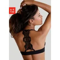 LASCANA Push-up-BH Spitzenrücken mit Stickerei Motiv, Dessous