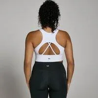 MP Damen Power Longline Sport-BH — Weiß - XXS