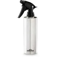 Edelstahl Sprühflasche 550ml, Pumpsprüher silber/schwarz