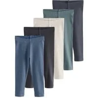 Next Leggings Gerippte Leggings im 5er-Pack (5-tlg)
