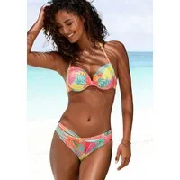 s.Oliver Bikini-Hose Yana mit stylischem Blätterdruck
