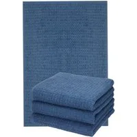 Betz Geschirrtuch 4er Set Küchenhandtücher Geschirrtücher 40x66 cm Farbe blau, (Set, 4-tlg., 4 Küchentücher 40x66 cm), Allrounder