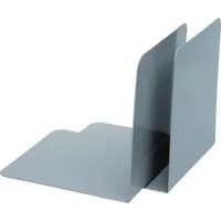 ALCO Tischaufsatz Buchstützen 130x140x140mm metall grau VE=2 Stück