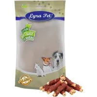 Lyra Pet 1 kg Lyra Pet® Kaurollen mit Entenbrust natur Ente, Ergänzungsfutter für: Hund