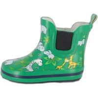 Beck Kleinkinder Gummistiefel Zoo Gummistiefel (wasserdichte Kurzstiefel für die Kleinen) herausnehmbare Innensohle, weicher flexibler Naturkautschuk