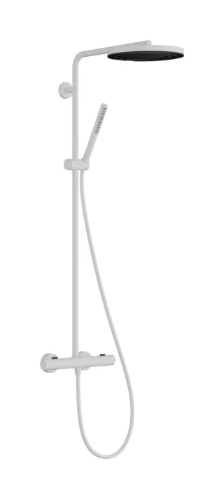Hansgrohe Showerpipe Pulsify S Puro 260 1jet EcoSmart Brausethm. Aufputz mattweiss, 24223700 24223700