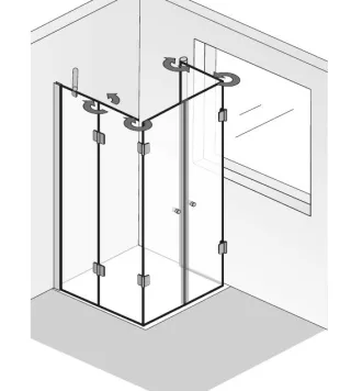 HSK Aperto Fensterlösung, 5-teilig, faltbar 2818500