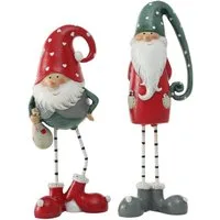 BOLTZE GRUPPE GmbH Weihnachtsmann Dekofigur Holger Wichtel Weihnachtsmann Holger H 17 cm Stückpreis