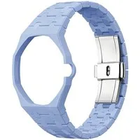 HS.SUPPLY Uhrenarmband Armband passend für RoyalPop Audemars Piguet x Swatch, Armbandlänge anpassbar - Gliederaufbau