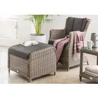 Destiny Gartenlounge-Set LUNA CASA, (4-tlg), Aluminium, Polyrattan