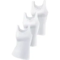 petite fleur by Lascana Unterhemd (3er-Pack) aus reiner Baumwolle, Tanktop, Unterziehshirt