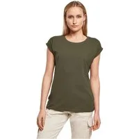 urbandreamz T-Shirt Damen Kurzarm T-Shirt Rundhals mit verlängerter Schulter