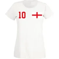 Youth Designz T-Shirt England Damen Shirt mit trendigem Trikot Look