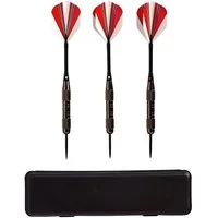 Best Sporting Dartpfeil Dartpfeile 'Missile Tournament', 3 Stück à 20 g, Dartpfeile mit Etui, Messingkopf und Aluminium Shaft