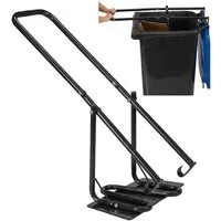 relaxdays Hausmüllpresse Müllpresse für die Mülltonne, schwarz