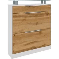 borchardt Möbel Schuhschrank Oliva Breite 89 cm, stehend, mit 2 Doppeltrommeln und 1 Schubkasten