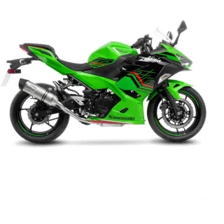 Sportauspuff LeoVince LV One EVO Kawasaki Ninja 400 Bj. 2018-2023 EURO4/EURO5 eintragungsfrei +ABE