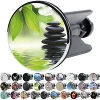 Sanilo Waschbeckenstöpsel mit Motiv, viele schöne Abflussstöpsel zur Auswahl, Ø 4 cm, hochwertig, universell, 100% wasserdicht