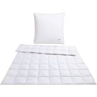 Balette Daunenbettdecke + Kopfkissen 140 Jahre Balette, in 5 Wärmeklassen, Made in Germany, Downpass, Bettwaren-Set, 135x200 oder 155x220 cm & Kissen 80x80 cm