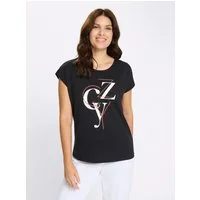 Sieh an! T-Shirt Kurzarm-Shirt Extra kurz