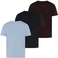 BOSS T-Shirt TShirtRN 3P Classic (Packung, 3-tlg) mit BOSS Stickerei
