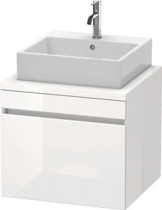 Duravit DuraStyle Konsolenwaschtischunterbau wandhängend Weiß Hochglanz 600x548x512 mm - DS531002222 DS531002222