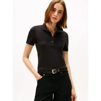 Tommy Hilfiger Poloshirt 1985 Slim Fit Pique Premium mit Logostickerei, mit Seitenschlitzen