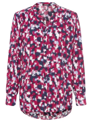 Olsen - Blouse Woven Long Sleeves berry pink - Gr. - 36