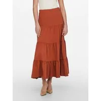 ONLY Maxirock ONLMAY MAXI SKIRT Baumwolle, mit Volant