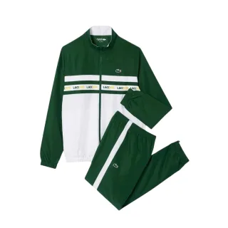 Lacoste - Trainingsanzug-Set für Herren, Tennis (Grün/Weiß)