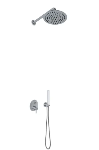 JEE-O Slimline Shower Set 03, edelstahl gebürstet, 800-6440 800-6440