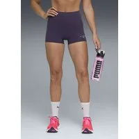 PUMA Trainingsshorts W X HYROX SHAPELUXE 3" TIGHT SHORT mit LYCRA® Adaptiv Faser, schmale Passform, sportlicher Stil