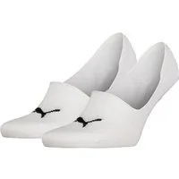 PUMA Füßlinge PUMA UNISEX MID CUT FOOTIE (2 Paar) No-Show-Socks, Silikon in der Ferse für optimalen Halt