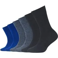 Camano Socken ca-soft (6 Paar) mit Komfortbund und gepolsterten Zehen-/Fersenbereich