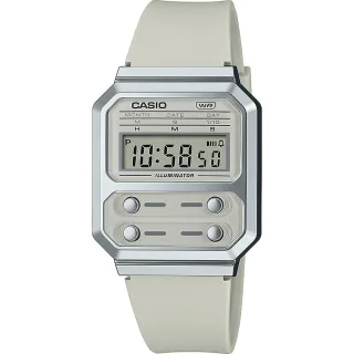 Casio Casio Kollektion Vintage Unisex-Beige Uhr A100WEF-8AEF