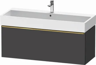 Duravit D-Neo Waschtischunterbau wandhängend Graphit Matt 1184x442x440 mm - DE4275034490000 DE4275034490000
