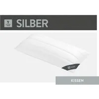 SPESSARTTRAUM Baumwollkissen Silber, hergestellt in Deutschland, allergikerfreundlich