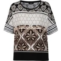 TUZZI T-Shirt Shirt GOLDEN OASIS mit Bordürenmuster