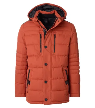 CASAMODA - Steppjacke mit Kapuze orange - Gr. - 3XL