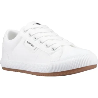 Rocket Dog Cheery Niedrig Baumwolle Damen Weiße Sneakers
