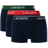Lacoste Trunk Cotton Stretch Trunks (3-St., 3er Pack) mit Markenschriftzug am Bund