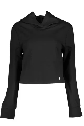 Gekürzter Hoodie mit langen Ärmeln