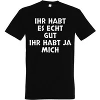 Youth Designz Print-Shirt "Ihr Habt Ja Mich" Herren T-Shirt mit Lustigen Print Geschenk mit witzigen Spruch