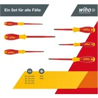 Wiha Schraubendreher Profi (00833) - 6 tlg., VDE, Elektriker, Schlitz, Kreuz